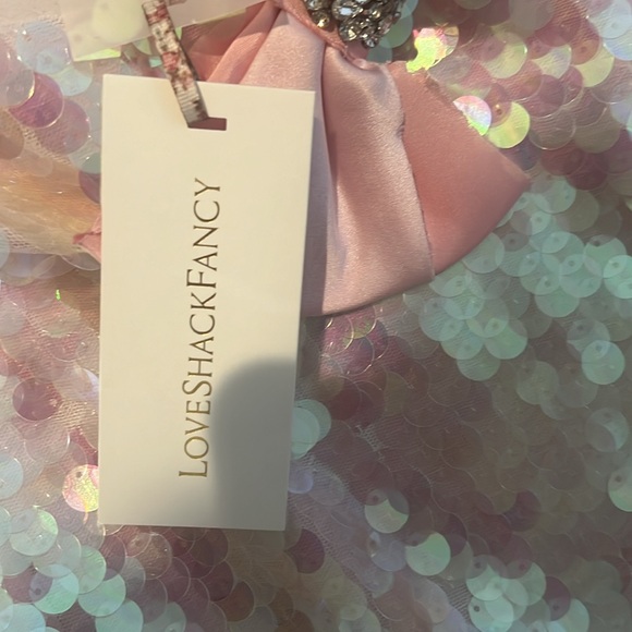 NWT Loveshack Fancy Kumi Dress in Irridescent, size 2 - Picture 5 of 7